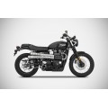 ZARD SIX DAYS Slip-on Exhaust for Triumph Street Scrambler ZARD SIX DAYS Slip-on Exhaust for Triumph Street Scrambler
